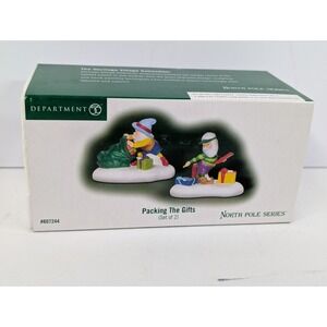 RETIRED Dept 56 North‎ Pole Series Packing The Gifts Accessory